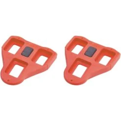 BBB Cycling RoadClip BPD-02A Pedal Cleats - 4.5° Floating - Red