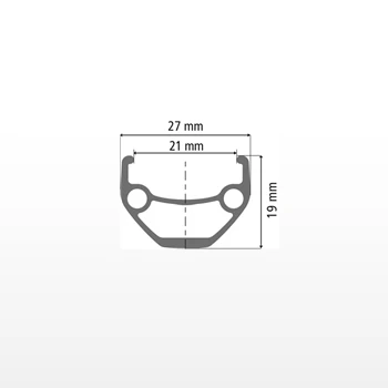 Dt-swiss DT Swiss 545d - 700C / 28" E-Bike Velg - Zwart/rood 2 Dt-swiss DT Swiss 545d - 700C / 28" E-Bike Velg - Zwart/rood - Afbeelding 2