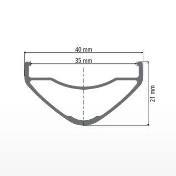 Dt-swiss DT Swiss XM 521 - 27.5" Disc MTB Velg - Zwart 2 Dt-swiss DT Swiss XM 521 - 27.5" Disc MTB Velg - Zwart - Afbeelding 2