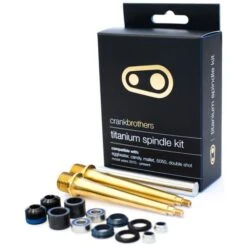 Crankbrothers Spindle Upgrade Kit - Titanium - For Pedals As From 2010
