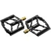 KCNC Pedia Platform Pedals - Stainless Steel Axle - Black