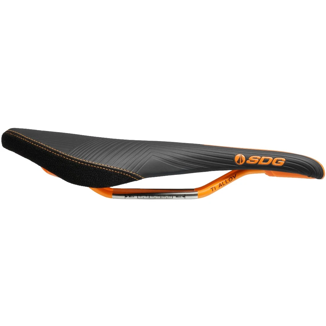 SDG Duster MTN P Ti-Alloy Saddle - Black/orange 1 SDG Duster MTN P Ti-Alloy Saddle - Black/orange