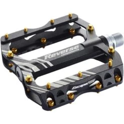 Reverse Components Escape Pro Pedal - Black / Gold