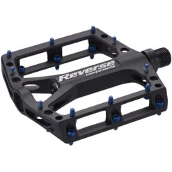 Reverse Components Black ONE MTB Flat Pedals - Black/dark Blue