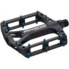 Reverse Components Black ONE MTB Flat Pedals - Black/light Blue