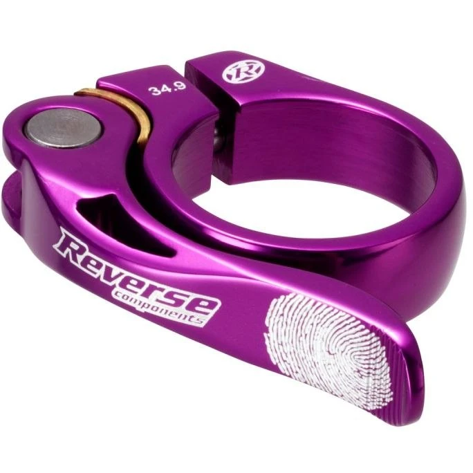 Reverse Components Long Life 34.9mm Seat Clamp - Purple 1 Reverse Components Long Life 34.9mm Seat Clamp - Purple