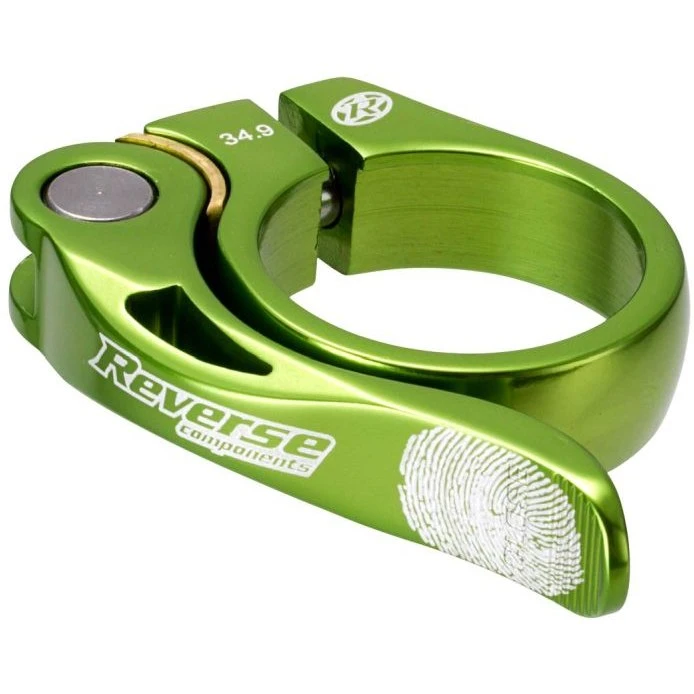 Reverse Components Long Life 34.9mm Seat Clamp - Light Green 1 Reverse Components Long Life 34.9mm Seat Clamp - Light Green