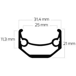 Ryde Andra 40 24" Rim -Crankbrothers Verkoop 230514 01 c 444231