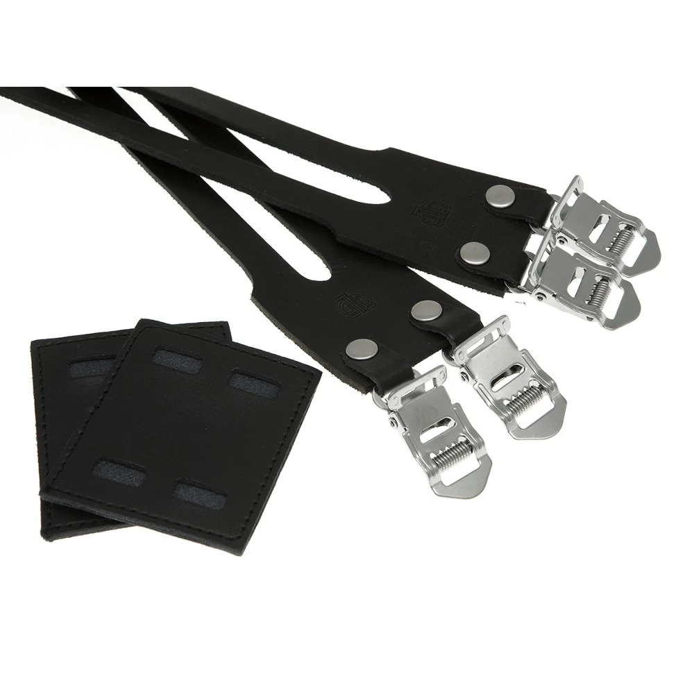 BLB Double Leather Straps - Black 1 BLB Double Leather Straps - Black