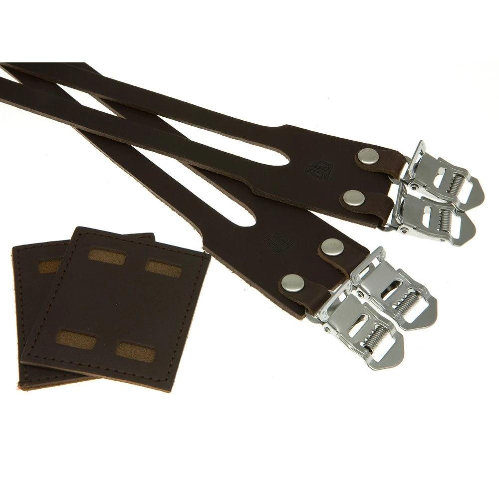 BLB Double Leather Straps - Dark Brown 1 BLB Double Leather Straps - Dark Brown