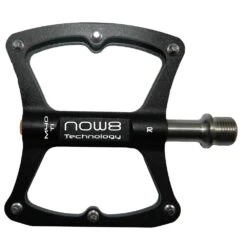 NOW8 M40-Ti Flat Pedal Aluminium - Black