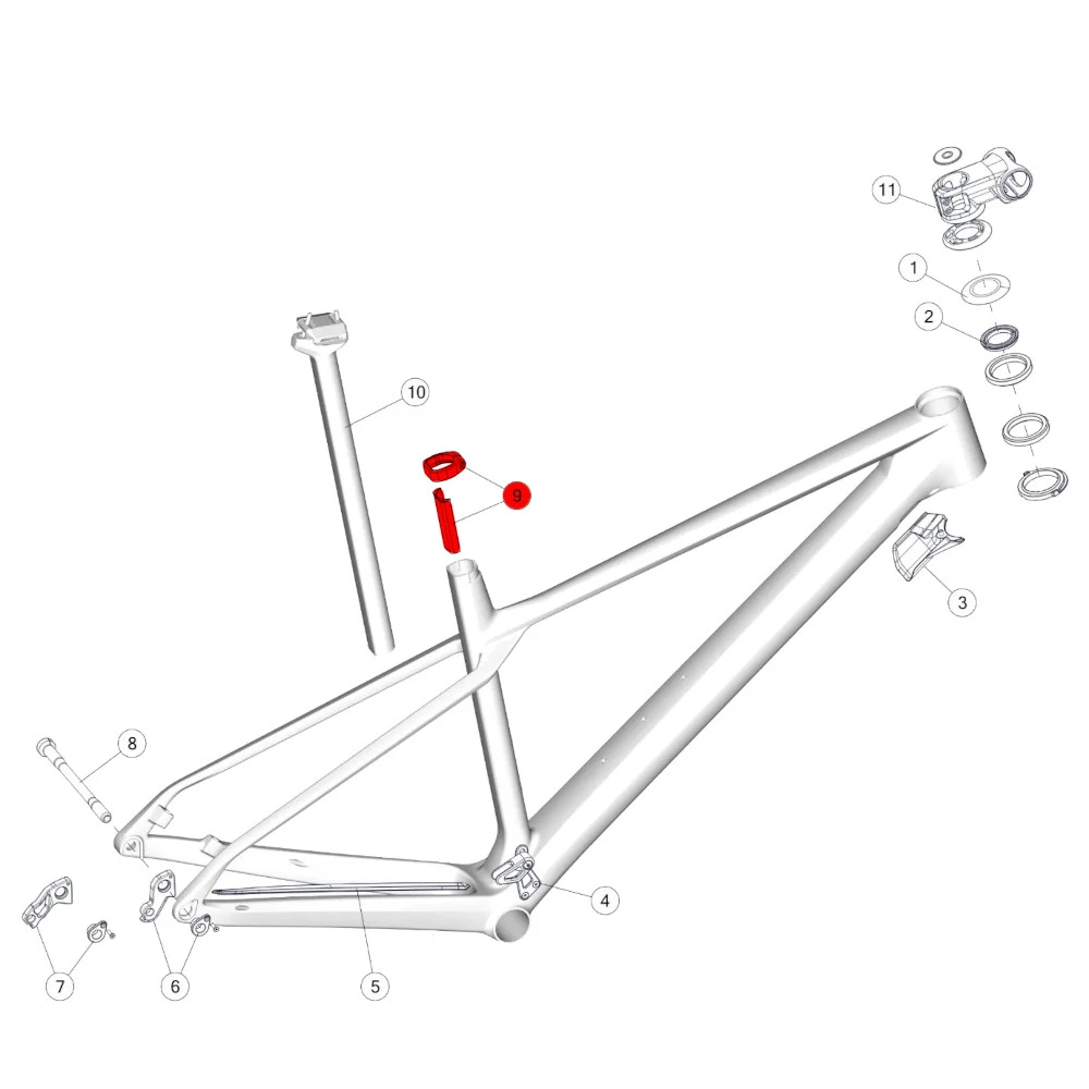 BMC Seatpost Clamp For Twostroke 01 (MY 2021) - 30000711 2 BMC Seatpost Clamp For Twostroke 01 (MY 2021) - 30000711 - Afbeelding 2