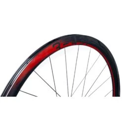 Beast Components RR40 Carbon Disc | Clincher | Velg - 20-622 - 24 Gaten - UD Red