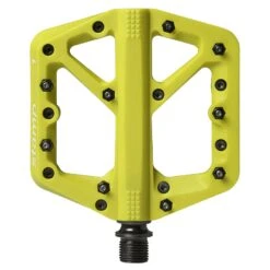 Crankbrothers Stamp 1 Small Flat Pedal - Splash Edition - Citron