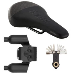 Fizik Gravita Alpaca X5 Saddle + Tool Carrier - Black