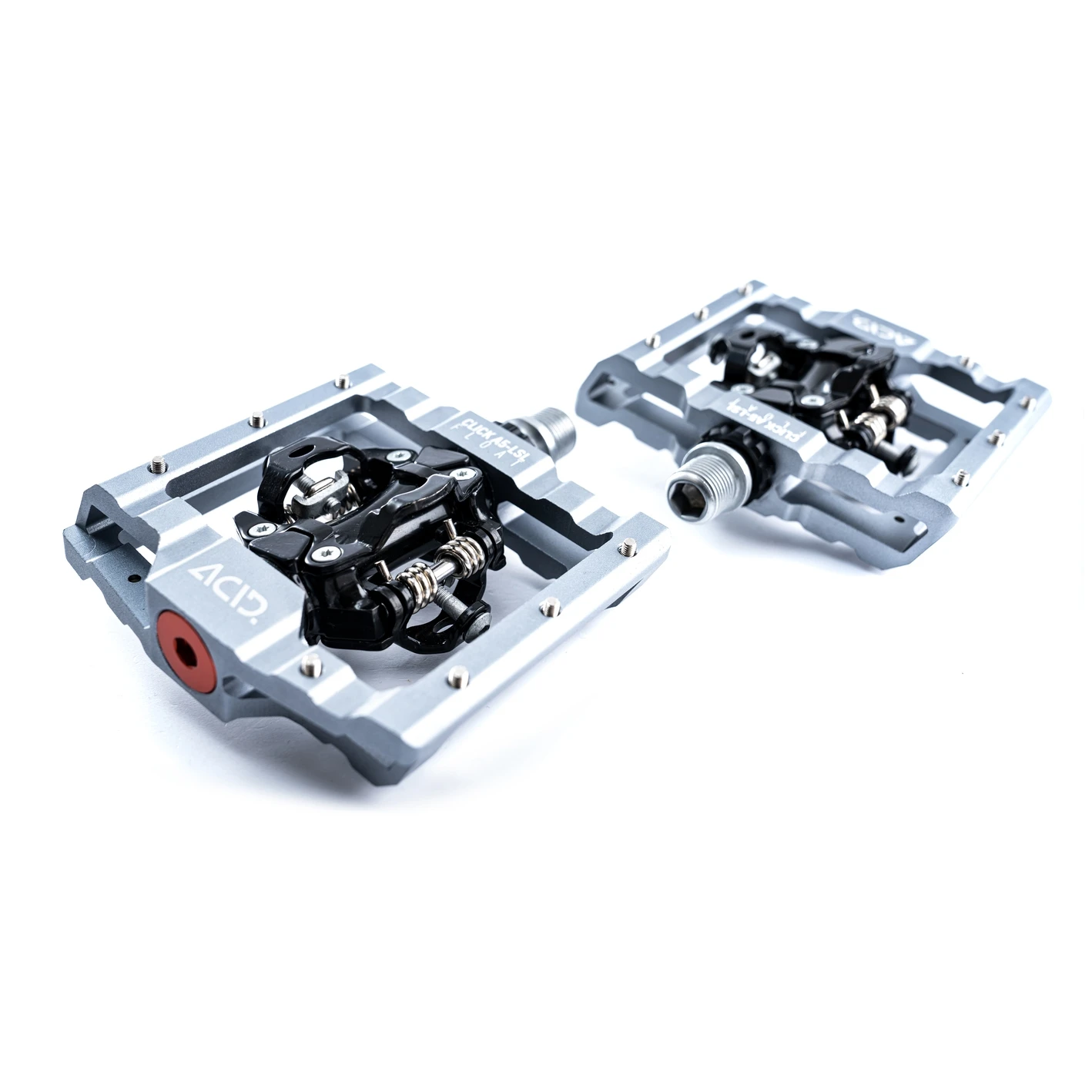 CUBE ACID Pedals CLICK A5-LSL Float X Actionteam - Grey´n´orange 2 CUBE ACID Pedals CLICK A5-LSL Float X Actionteam - Grey´n´orange - Afbeelding 2