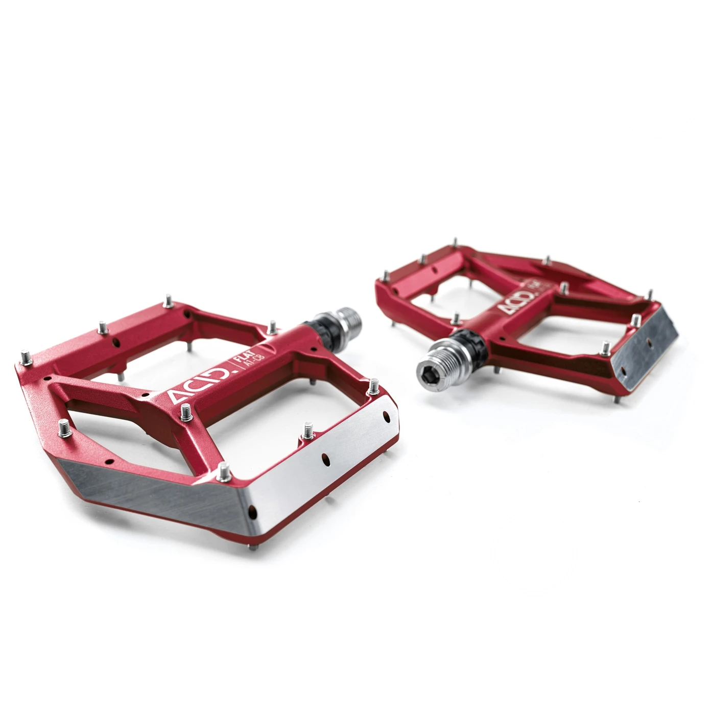 CUBE ACID Pedals FLAT A1-CB - Red 2 CUBE ACID Pedals FLAT A1-CB - Red - Afbeelding 2