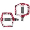 Xpedo Faceoff 18 Flat Pedal - Red/white