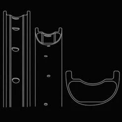 Beast Components DH30 29 Inch Carbon MTB Rim - UD Black 11 Beast Components DH30 29 Inch Carbon MTB Rim - UD Black -Crankbrothers Verkoop beast components dh thirty rim c 847268