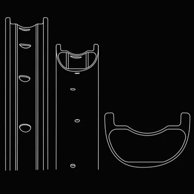 Beast Components DH30 29 Inch Carbon MTB Rim - UD Black 6 Beast Components DH30 29 Inch Carbon MTB Rim - UD Black - Afbeelding 6