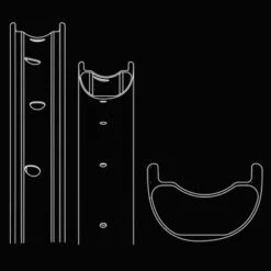 Beast Components ED30 27,5 Inch Carbon MTB Rim - SQUARE Black -Crankbrothers Verkoop beast components ed thirty rim c 847273 2