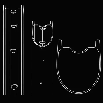 Beast Components GR40 Velg - 28" | Carbon | Hookless | Disc - 28 Gaten | UD Black 4 Beast Components GR40 Velg - 28" | Carbon | Hookless | Disc - 28 Gaten | UD Black - Afbeelding 4