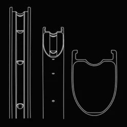 Beast Components RX40 Velg - 28" | Carbon | Clincher | Disc - 32 Gaten | UD Black -Crankbrothers Verkoop beast components rx fourty rim c 847398 3