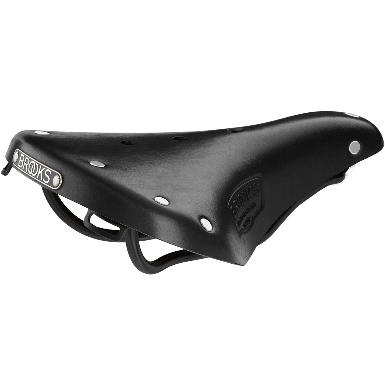 BROOKS ENGLAND Brooks B17 Short Bend Leather Saddle - Black 1 BROOKS ENGLAND Brooks B17 Short Bend Leather Saddle - Black