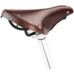 BROOKS ENGLAND Brooks B17 Short Bend Leather Saddle - Brown -Crankbrothers Verkoop brooks b17 short bend leather saddle brown 7 1314224