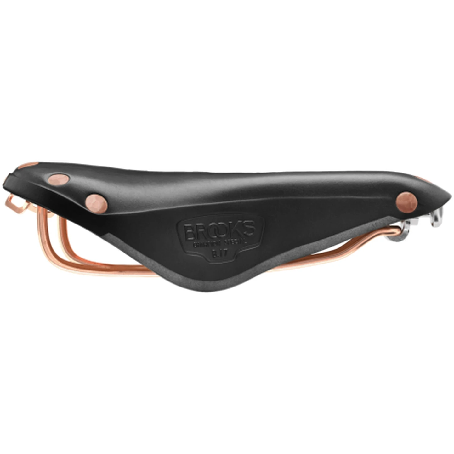 BROOKS ENGLAND Brooks B17 Special Bend Leather Saddle - Black 6 BROOKS ENGLAND Brooks B17 Special Bend Leather Saddle - Black - Afbeelding 6