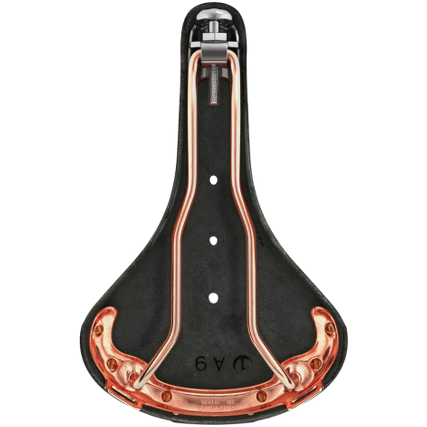 BROOKS ENGLAND Brooks B17 Special Bend Leather Saddle - Black 5 BROOKS ENGLAND Brooks B17 Special Bend Leather Saddle - Black - Afbeelding 5