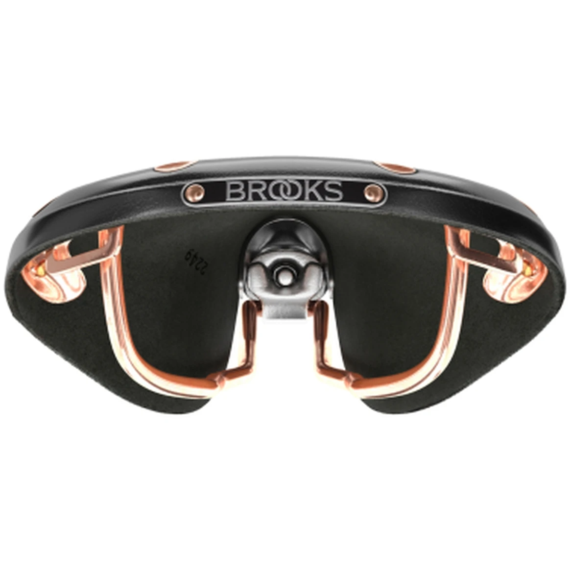 BROOKS ENGLAND Brooks B17 Special Bend Leather Saddle - Black 4 BROOKS ENGLAND Brooks B17 Special Bend Leather Saddle - Black - Afbeelding 4