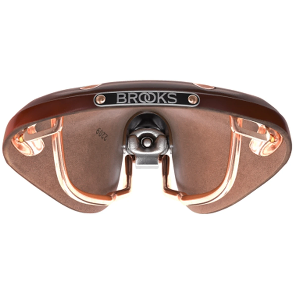 BROOKS ENGLAND Brooks B17 Special Bend Leather Saddle - Brown 4 BROOKS ENGLAND Brooks B17 Special Bend Leather Saddle - Brown - Afbeelding 4