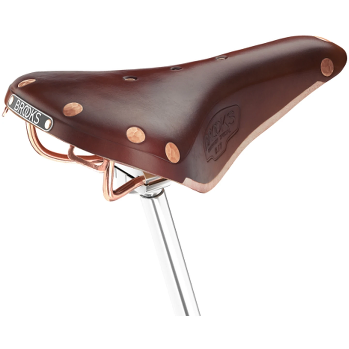 BROOKS ENGLAND Brooks B17 Special Bend Leather Saddle - Brown 7 BROOKS ENGLAND Brooks B17 Special Bend Leather Saddle - Brown - Afbeelding 7
