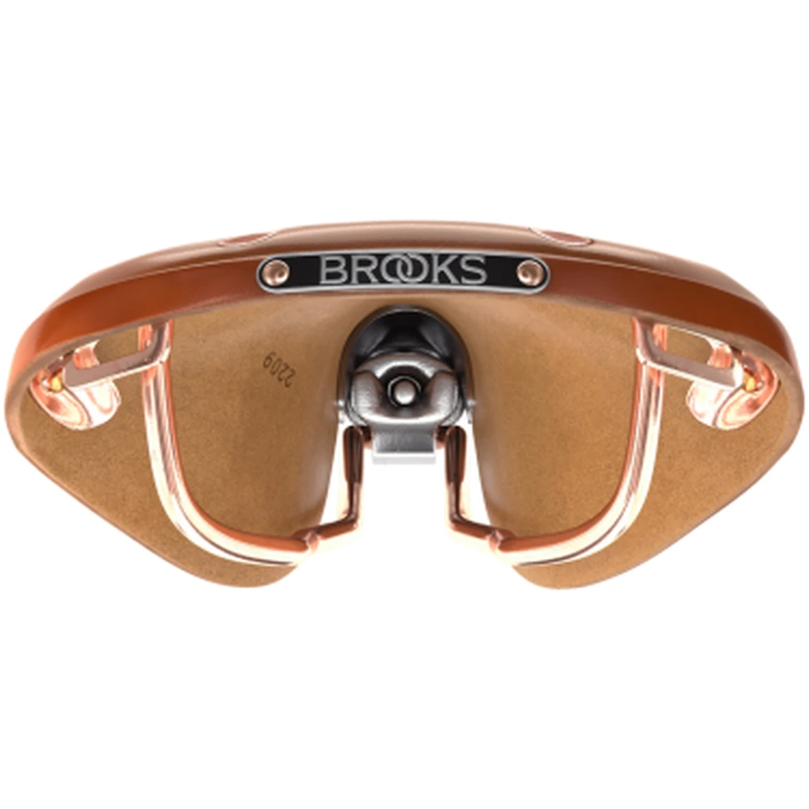 BROOKS ENGLAND Brooks B17 Special Bend Leather Saddle - Honey 4 BROOKS ENGLAND Brooks B17 Special Bend Leather Saddle - Honey - Afbeelding 4