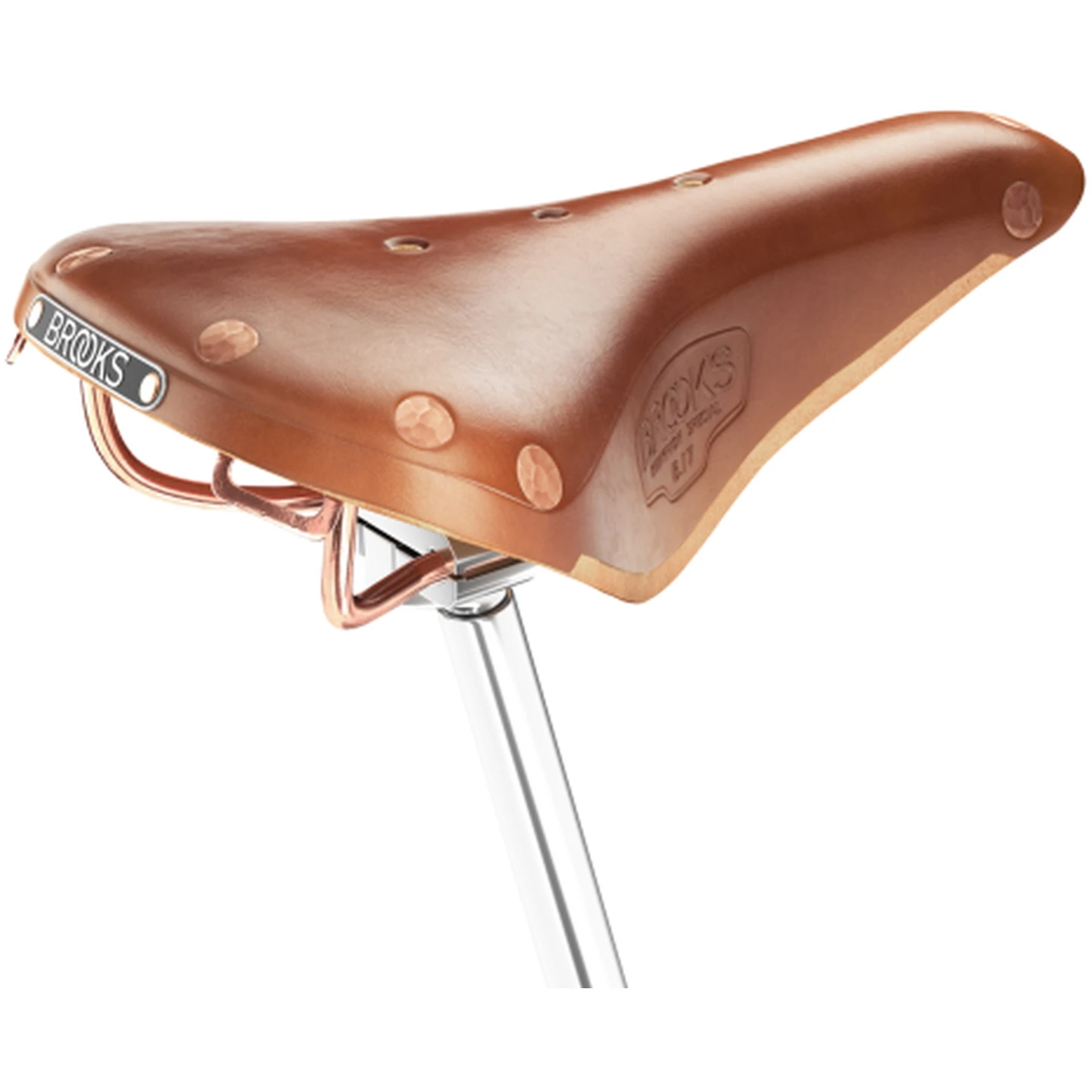 BROOKS ENGLAND Brooks B17 Special Bend Leather Saddle - Honey 7 BROOKS ENGLAND Brooks B17 Special Bend Leather Saddle - Honey - Afbeelding 7