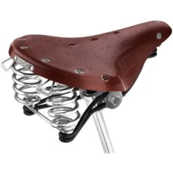 BROOKS ENGLAND Brooks B66 Short Bend Leather Saddle - Brown -Crankbrothers Verkoop brooks b66 short bend leather saddle brown 7 1327431