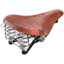 BROOKS ENGLAND Brooks B66 Short Bend Leather Saddle - Honey