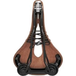 BROOKS ENGLAND Brooks Flyer Carved Kernleren Zadel - Bruin -Crankbrothers Verkoop brooks flyer carved bend leather saddle brown 4 1422225