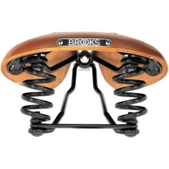 BROOKS ENGLAND Brooks Flyer Short Bend Leather Saddle - Honey -Crankbrothers Verkoop brooks flyer short bend leather saddle honey 4 1334899