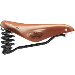 BROOKS ENGLAND Brooks Flyer Short Bend Leather Saddle - Honey -Crankbrothers Verkoop brooks flyer short bend leather saddle honey 6 1334897