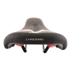 CHROMAG Lynx DT Zadel - Zwart/grijs -Crankbrothers Verkoop chromag bassix seatpost black red rear 1472150