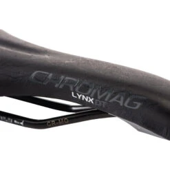 CHROMAG Lynx DT Zadel - Zwart/grijs -Crankbrothers Verkoop chromag bassix seatpost black side closeup 1472148
