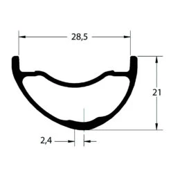 DUKE Fury Star HD - 27.5" Rim - 28 Spoke Holes 8 DUKE Fury Star HD - 27.5" Rim - 28 Spoke Holes -Crankbrothers Verkoop duke fury star hd rim 6 1145610 3