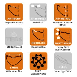 DUKE Fury Star HD - 29" Rim - 28 Spoke Holes -Crankbrothers Verkoop duke fury star hd rim 7 1146539 2