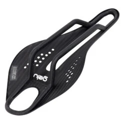 Gelu A3 Carbon Saddle With Punctured Top - Black Decals -Crankbrothers Verkoop gelu a3 carbon saddle with punctured top black decals2 1014202