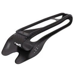 Gelu F3 Carbon Saddle With Punctured Top - Black Logos -Crankbrothers Verkoop gelu f3 carbon saddle with punctured top black logos4 929499