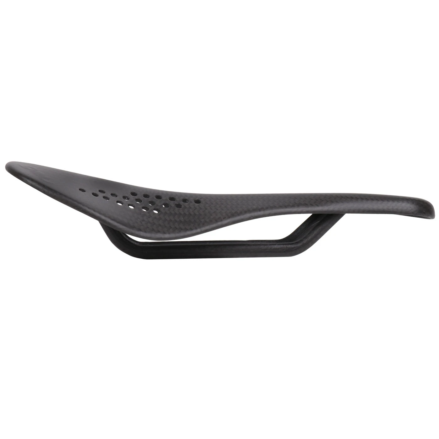 Gelu P3 Carbon Saddle With Punctured Top - Black Logos 2 Gelu P3 Carbon Saddle With Punctured Top - Black Logos - Afbeelding 2