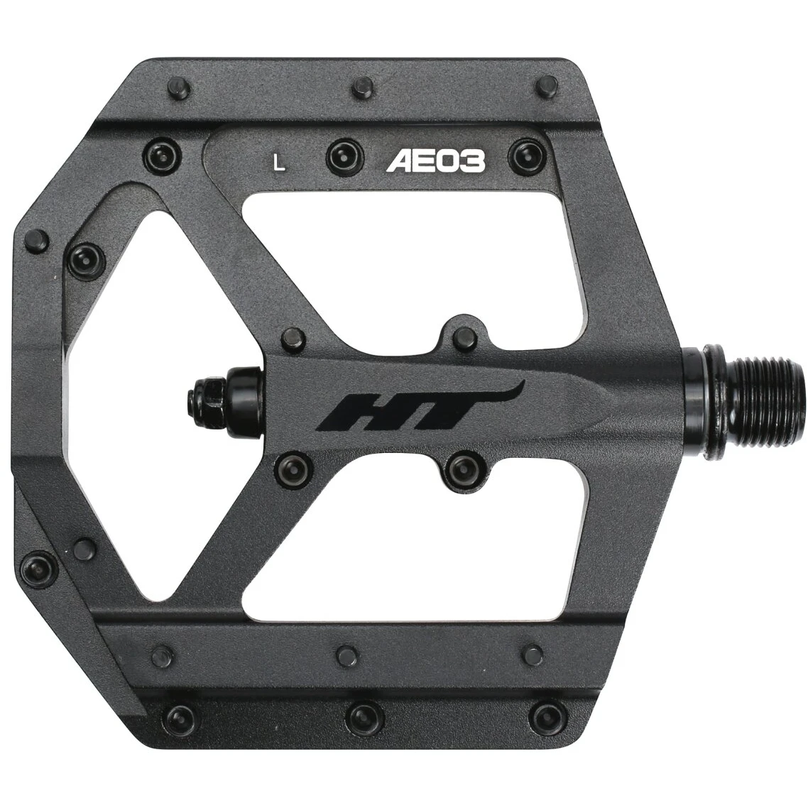 HT AE03 EVO+ Platformpedalen Aluminium - Stealth Black 1 HT AE03 EVO+ Platformpedalen Aluminium - Stealth Black