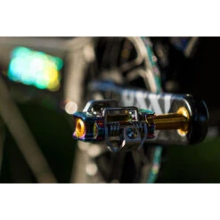 HT M2 Leopard-M Klikpedalen - Goud -Crankbrothers Verkoop ht m2 leopard m pedals oilslick mounted front 1475527